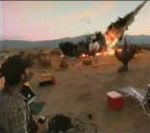 vidéo publicité toyota tacoma météorite météore désert virale viral fake