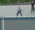 vidéo roller saut toît mauvaise réception