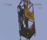 vidéo saut élastique alligator rivière crocodile sport loisir bungee