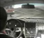 vidéo audi vs bus rallye voiture face bus accident