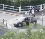 vidéo regis police virage peugeot 306 accident moteur barrière