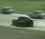 vidéo sortie de route spectaculaire accident voiture