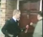 vidéo police de fonce porte pied de biche belier