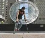 vidéo bboy break dance handicapé béquilles Luca Lazy legz Patuelli