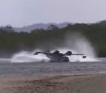 vidéo hydravion incontrollable fou pilote