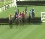 vidéo jockey envol passage obstacle course chevaux cheval