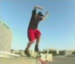 vidéo roller saut barre fer entre jambes