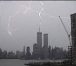 vidéo coup foudre tonnerre world trade center wtc paratonnerre