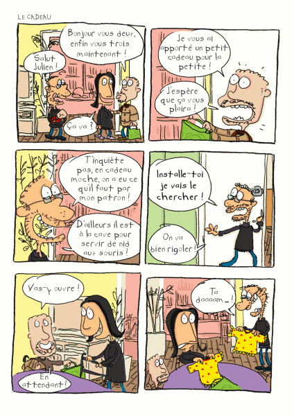 bande dessinée humour insolite fortublog josé papa maman bébé