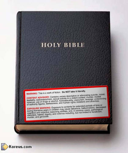 photo holy bible fiction pancarte affiche humour insolite