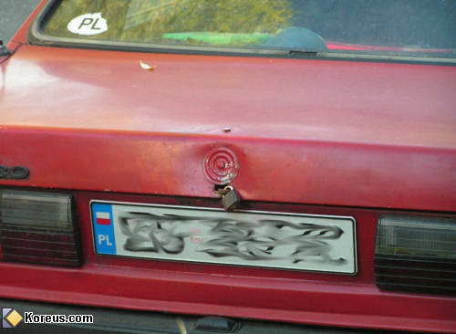 photo coffre voiture cadenas humour insolite