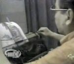 vidéo ascii art machine ecrire dessin