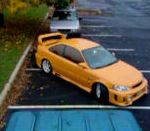 vidéo honda civic garer pneu dérapage