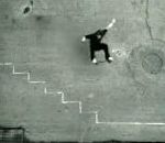 vidéo pub nike x-games skate escalier craie