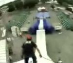 vidéo saut ski été raté tremplin