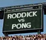 vidéo pub american express andy roddick vs pong tennis