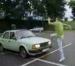 vidéo régis saut voiture