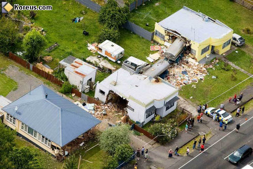 photo humour insolite camion probleme frein maison
