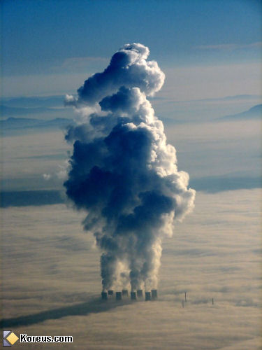 photo cheminée fumée pollution  humour insolite