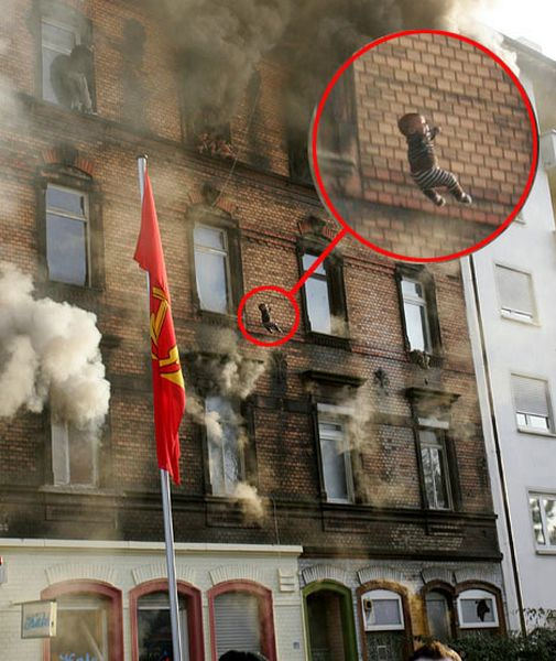 photo bébé turque immeuble feu jeté par ses parents