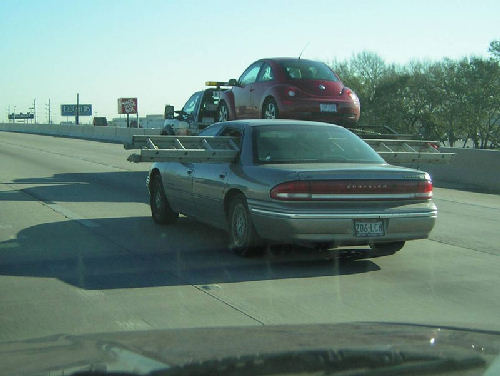 photo échelle voiture largeur humour insolite