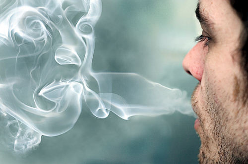 photo reflet fumée humour insolite