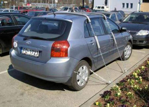 photo cadenas voiture  humour insolite
