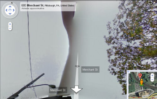 photo humour google car pont