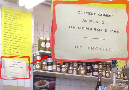 photo marseille pancarte psg encaisse humour insolite