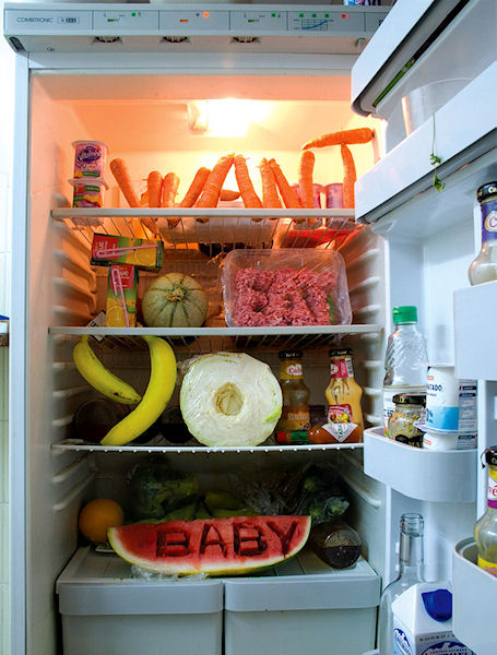 photo humour insolite frigo message