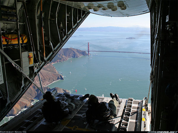 photo humour insolite vue aérienne golden gate