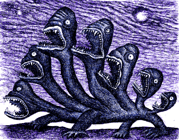 photo humour insolite monstre 3D