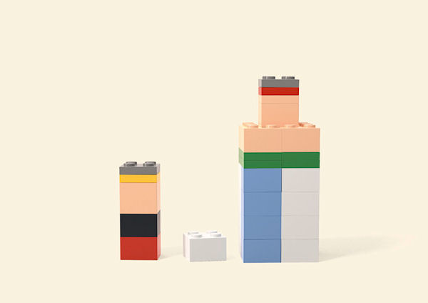 photo humour insolite lego Asterix Obélix