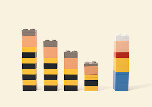 photo humour insolite lego lucky luke dalton