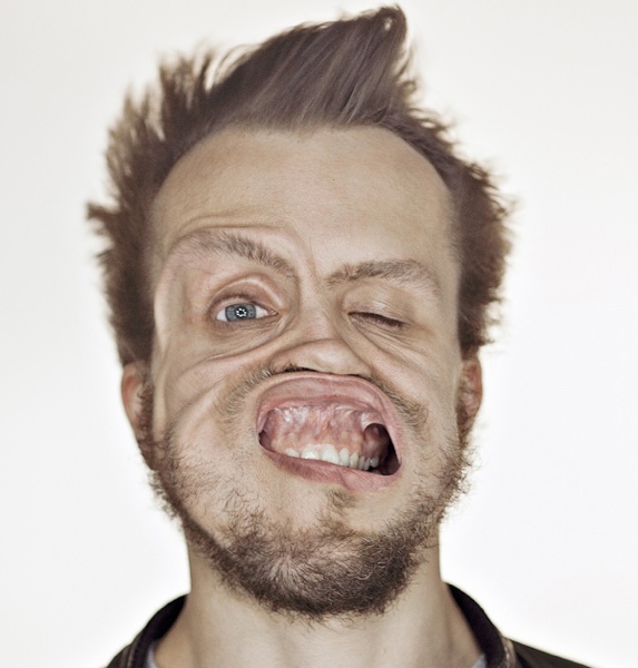 photo humour insolite blow job visage vent