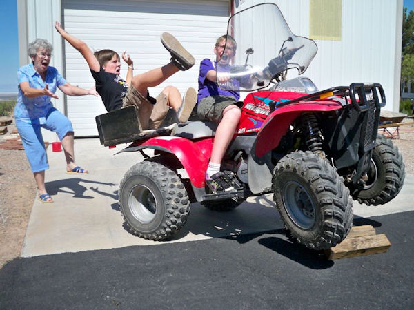 photo humour insolite bon timing quad