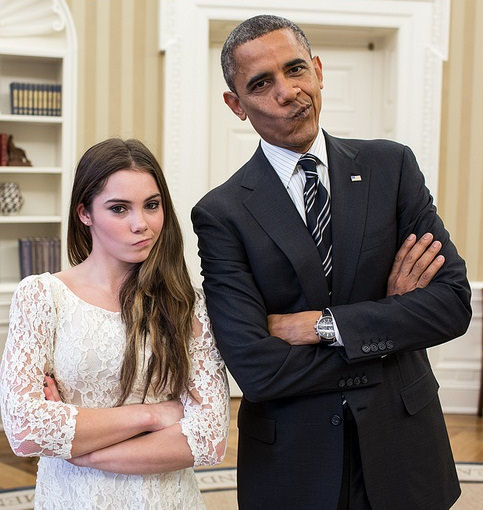 photo McKayla Maroney barack obama is not impressed