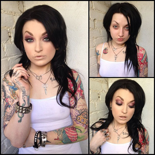 actrice porno avec sans maquillage Draven Star