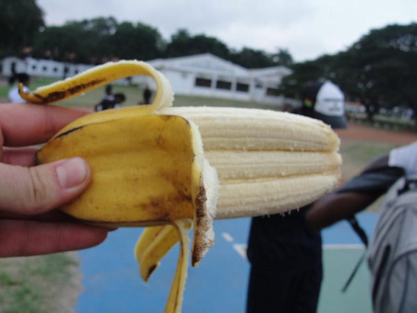 insolite banane peau triple