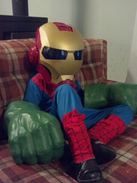 insolite costume enfant heros super