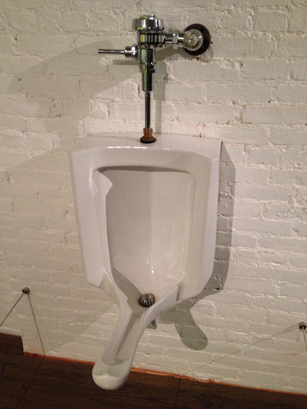 insolite femme urinoir