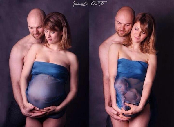 insolite bebe enceinte femme