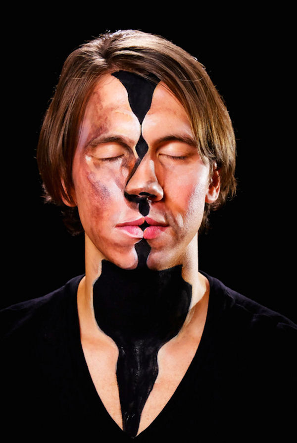 insolite dessin visage