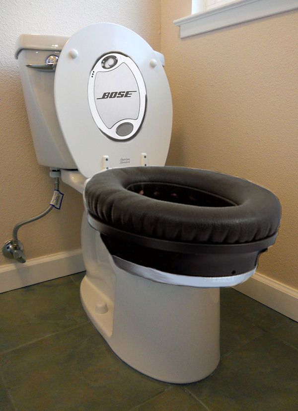 insolite bose bruit reducteur toilettes wc