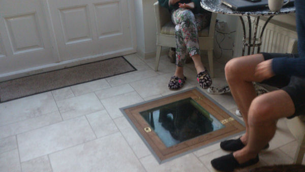 insolite maison puits