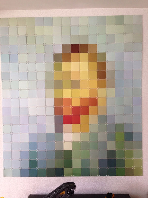 insolite carre gogh portrait von