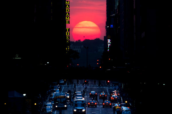 insolite manhattanhenge