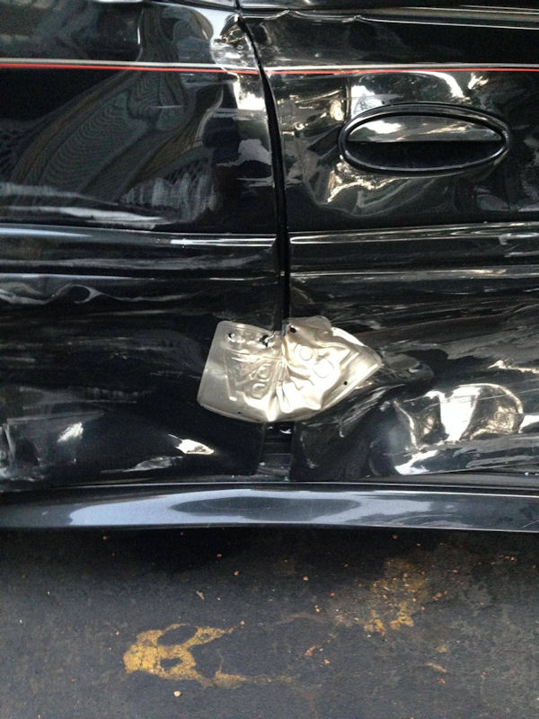 insolite chauffard delit fuite immatriculation plaque