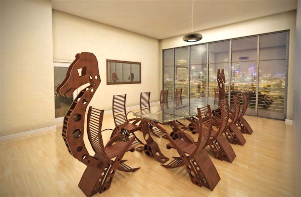 insolite bateau reunion table viking