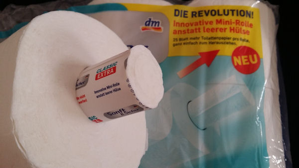 insolite gain papier place toilette